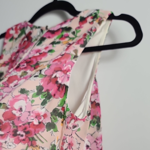 TOMMY HILFIGER Floral Sleeveless Multicolor Shift Dress Size 4 - Picture 13 of 14